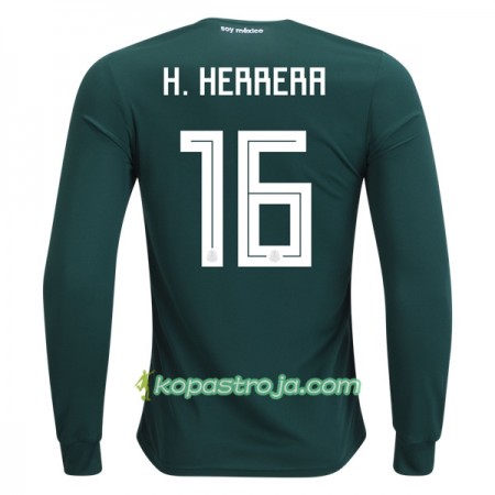 Billiga Fotbollströjor Mexiko H.Herrera 16 VM 2018 Hemma tröja Långärmad